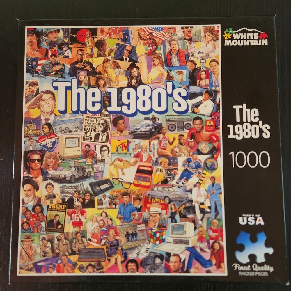 White Mountain 1000 piece puzzle - The 1980's